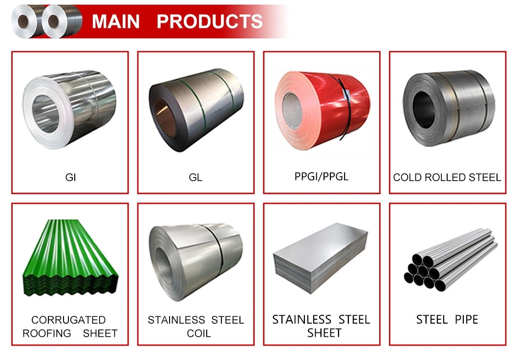 Stainless/Aluminum/Galvanized/Carbon/Copper/Prepainted/Iron/Color Coated/Zinc Coated/Galvalume/Hot Cold Rolled/Roofing/Strip/Aluminium/304/Gi/Sheet/Steel Coil